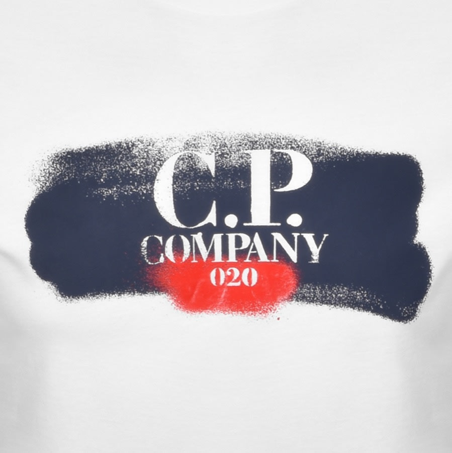 Alternative Image for ProductCP Company Logo T Shirt White3